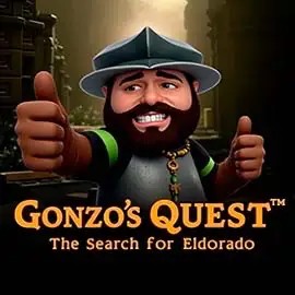 Gonzo's Quest by NetEnt, showcased at casinoslotsgem.eu – game logo