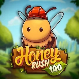 Honey Rush 100 casino game by Play'n GO – featured logo at SlotsGem Casino