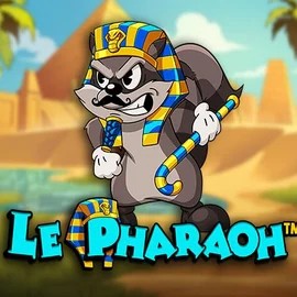 Le Pharaoh online game logo by Hacksaw Gaming on casinoslotsgem.eu