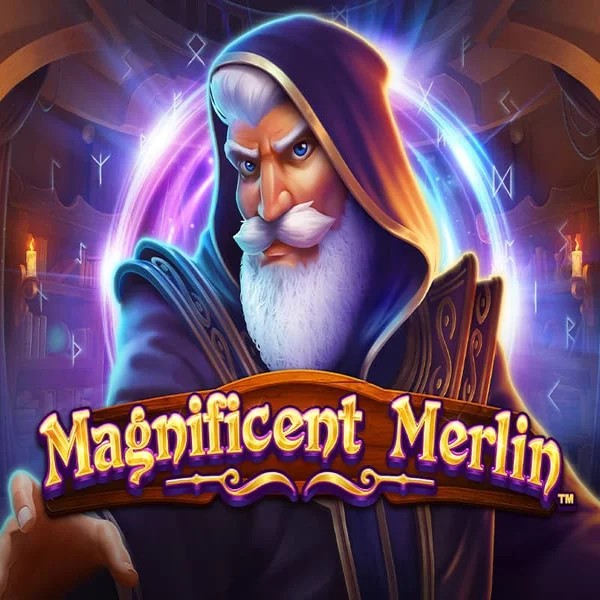 Magnificent Merlin online game logo by Greentube on casinoslotsgem.eu