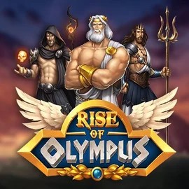 Rise of Olympus slot logo by Play'n GO at SlotsGem Casino