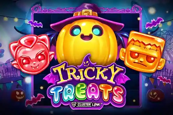 Tricky Treats logo by Push Gaming at SlotsGem Casino